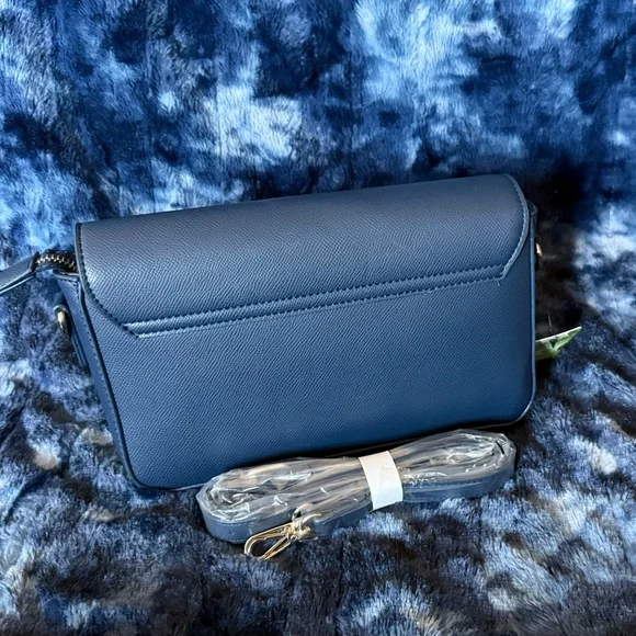 Elegant Navy Blue Women's Bag - Picture 3 of 5